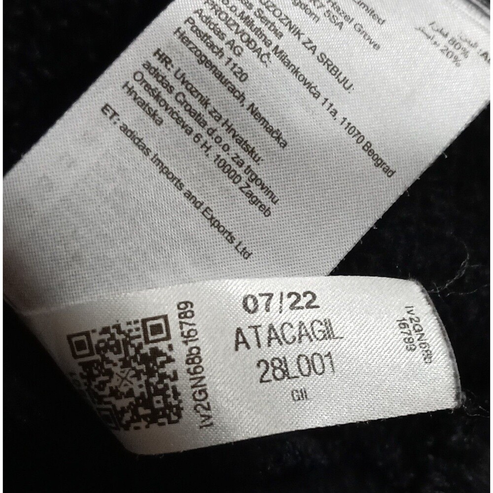 ADIDAS ALWAYS ORIGINAL HOODIE M BLACK TREFOIL FRUIT GRAPHIC RARE - Picture 8 of 8